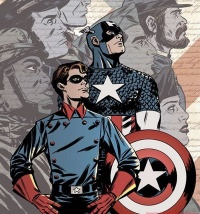El Capitán América junto a Bucky Barnes